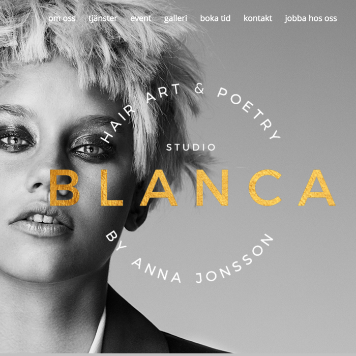 Branding/logotyp: Blanca