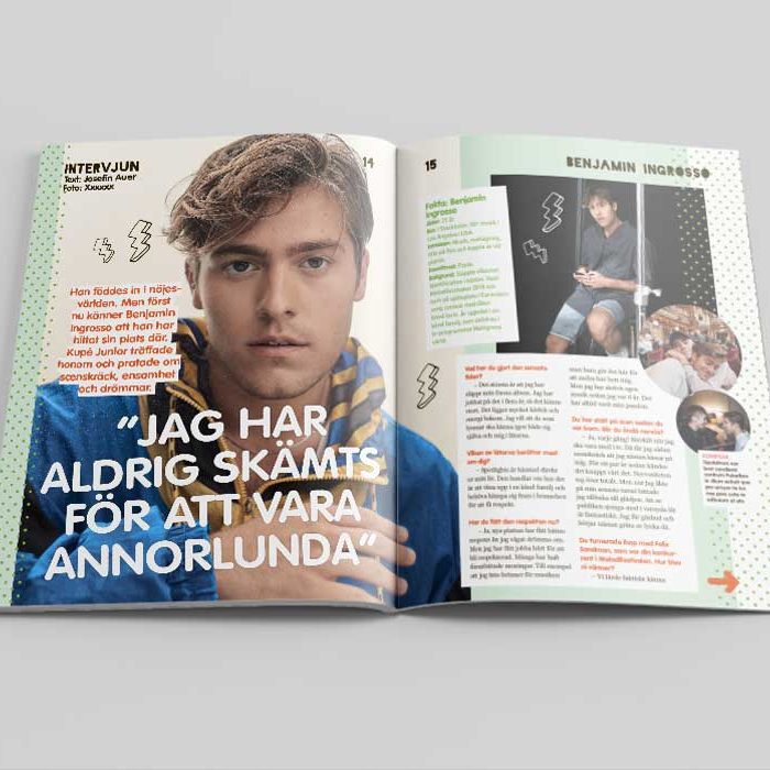 Magasinlayout Kupé junior