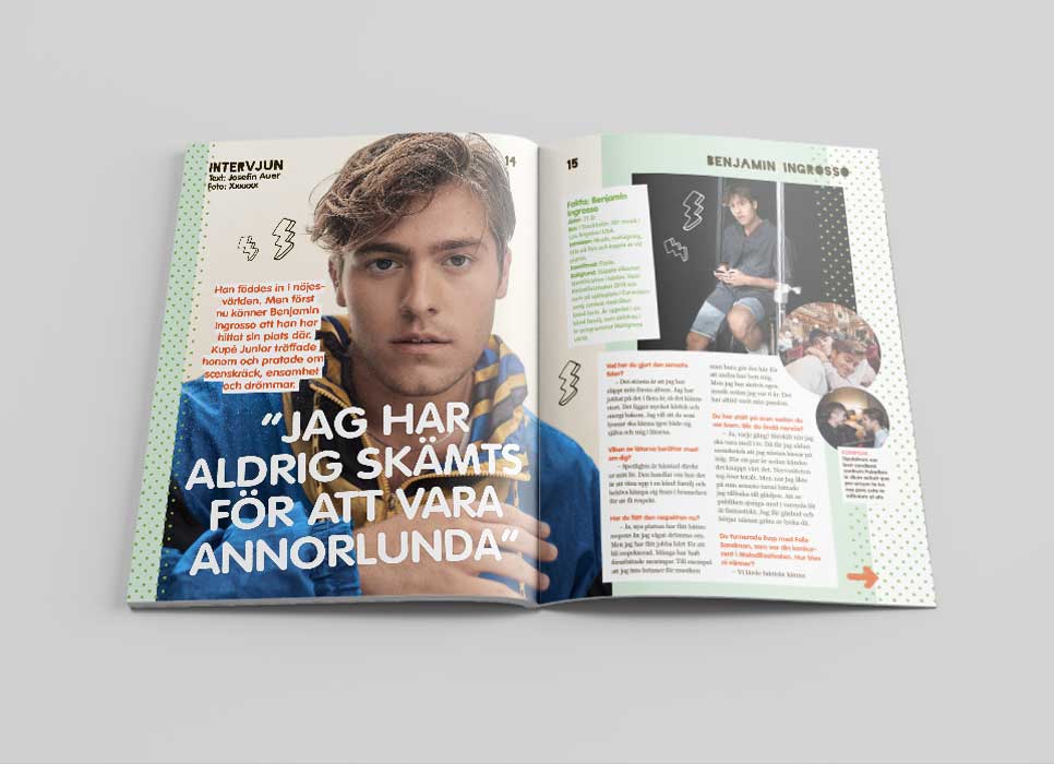kupe junior uppslag